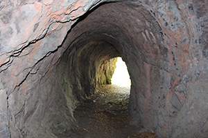 Ausgebrannter Stein Oberhof