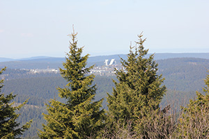 Blick auf Oberhof
