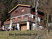 Die Berghütte Schneidersgrund